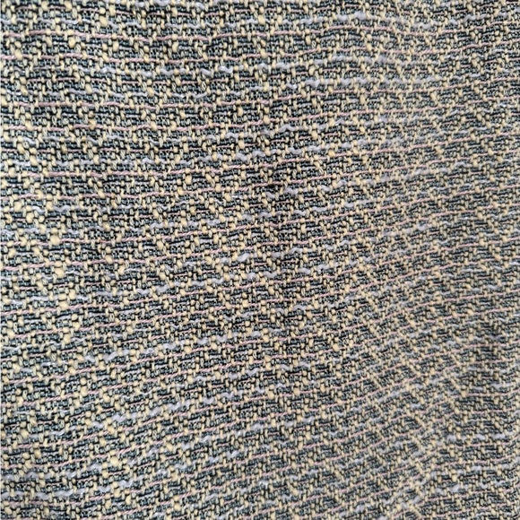 Vintage Talbots Blue Beige Tweed Textured Pencil Skirt Women’s 12P Career Casual - Picture 3 of 8